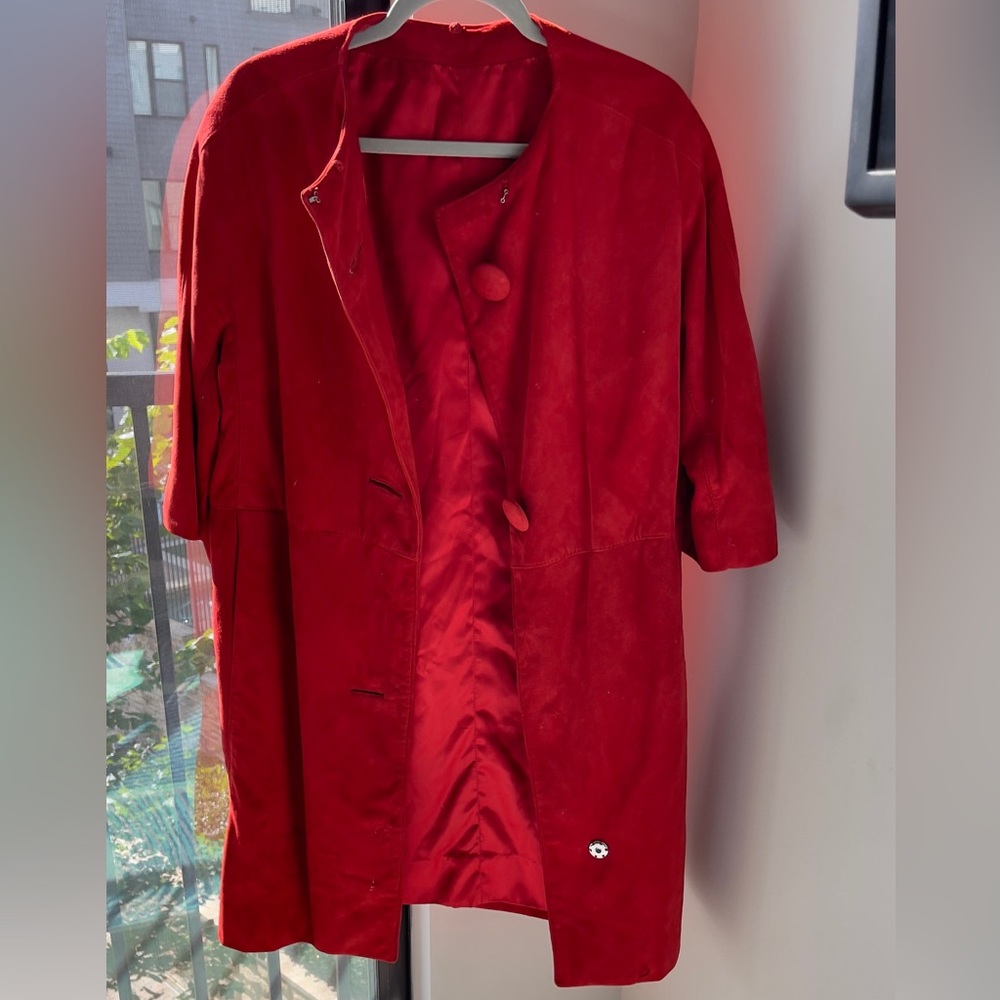 Samuel Robert Original Red Peacoat Women’s Coat